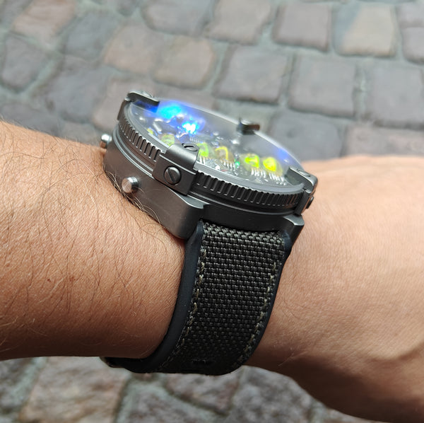 Matrix  Zirconium/Titanium led watch | nixie | Handmade| Italian design