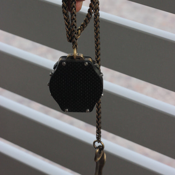 Pocket Led Watch 6 RED or Green digits Handmade