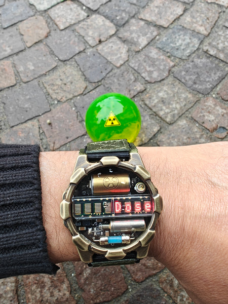 Nixie watch dosimeter matrix led
