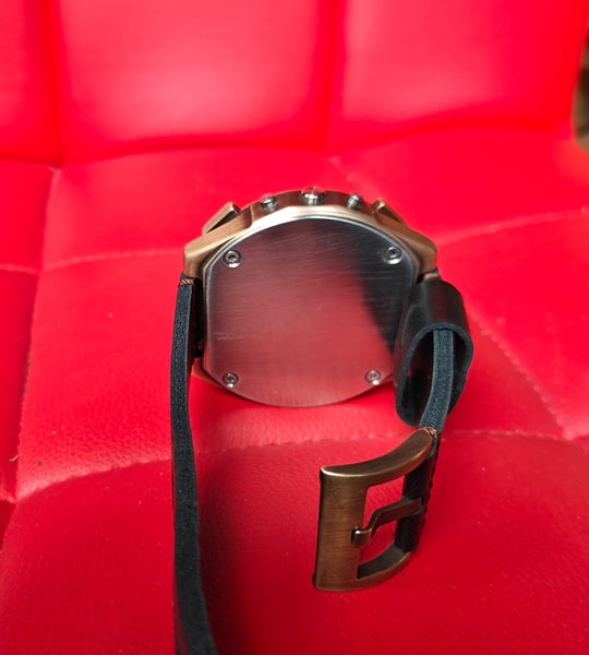 Special Nixie watch, Brass, bronze watch, Handmade with accelerometer