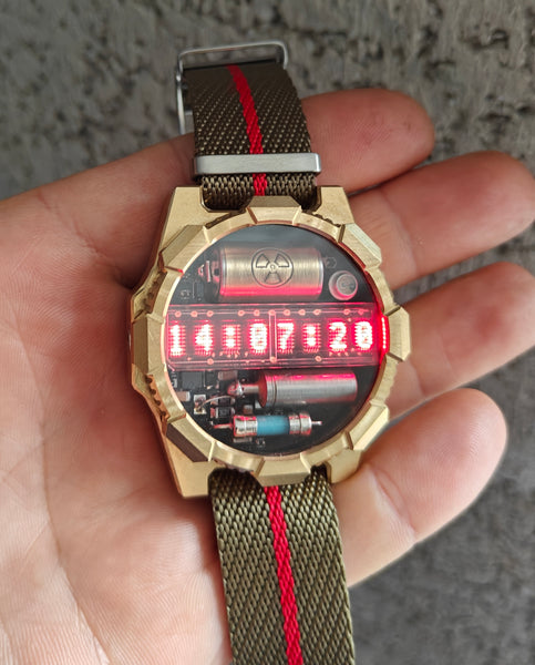 Nixie watch dosimeter matrix led