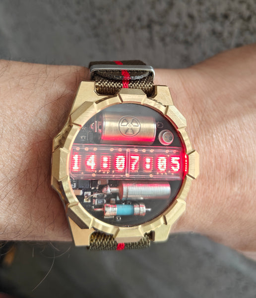 Nixie watch dosimeter matrix led