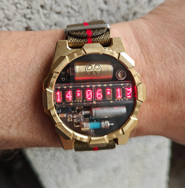 Nixie watch dosimeter matrix led