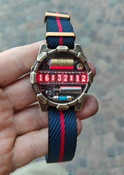 Nixie watch dosimeter matrix led