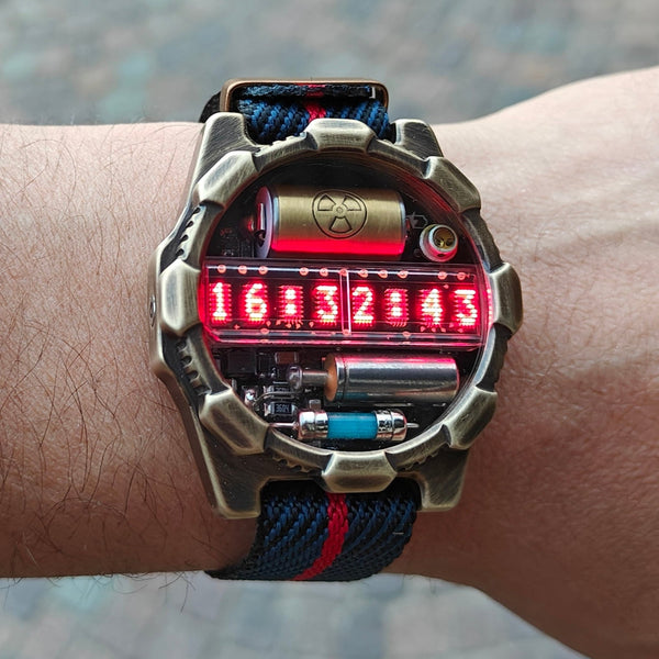 Nixie watch dosimeter matrix led