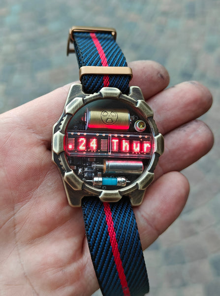 Nixie watch dosimeter matrix led