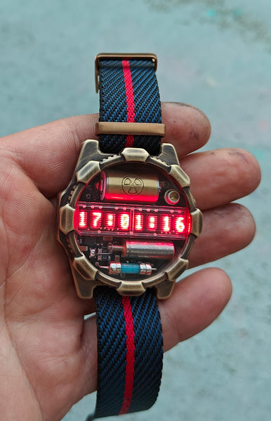 Nixie watch dosimeter matrix led