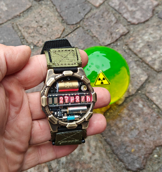 Nixie watch dosimeter matrix led