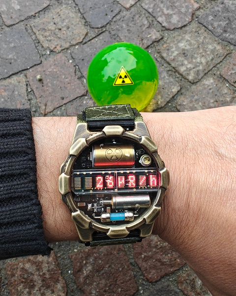 Nixie watch dosimeter matrix led