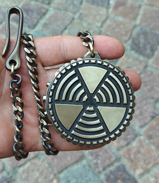 Nixie watch, handmade Bronze watch, luxury pocket watch , with accelerometer, Made in Italy
