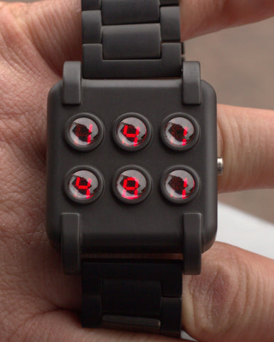 zirconiun wrist watch , Handmade, Made in Italy