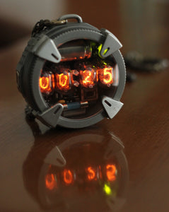 Nixie watch , Pocket titanium watch,Nixie watch , with γ , β and X-ray radiation dosimeter.