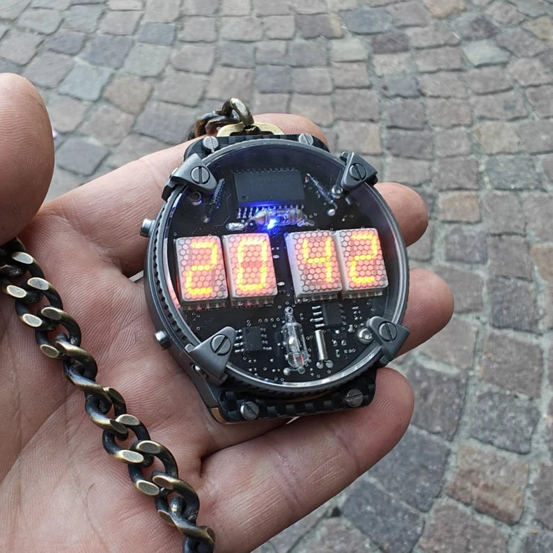 Matrix Pocket 4 Digits Nixie Led, Handmade