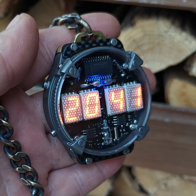 Matrix Pocket 4 Digits Nixie Led, Handmade