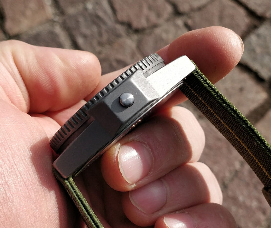 Nixie watch , Titanium watch, Handmade, with accelerometer and Wi-Fi